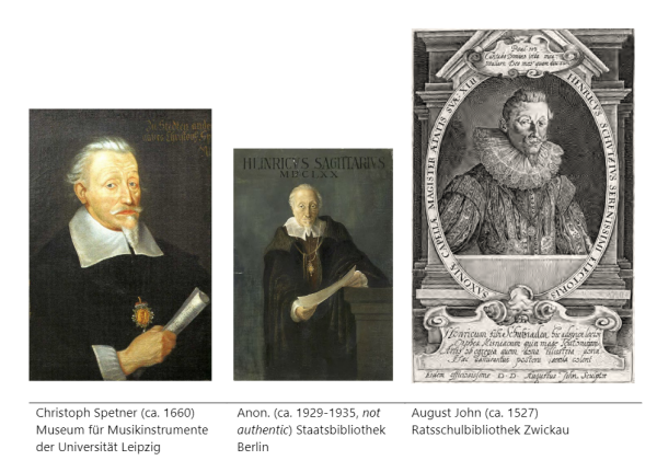 the only three authentic portraits of Heinrich Schütz.