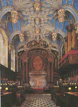 Chapel Royal at Hampton Court (view from the Royal Pew)
