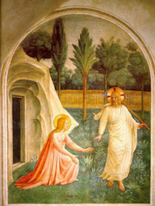Fra Angelico: Noli me tangere, fresco