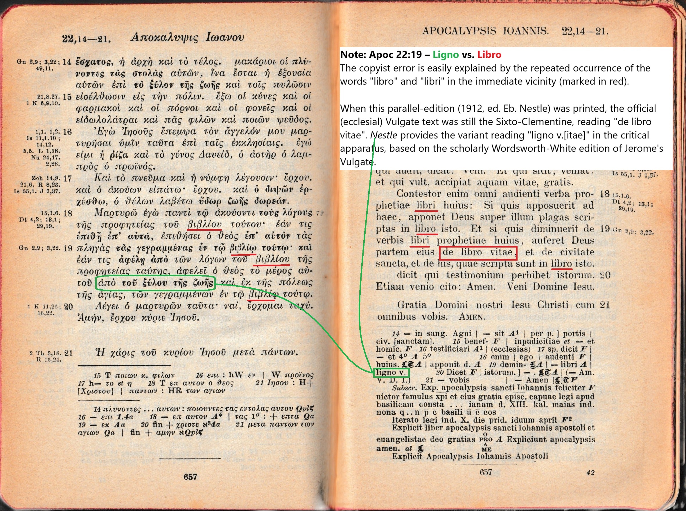 apoc22_19_greek-latin - eb. Nestle 1912