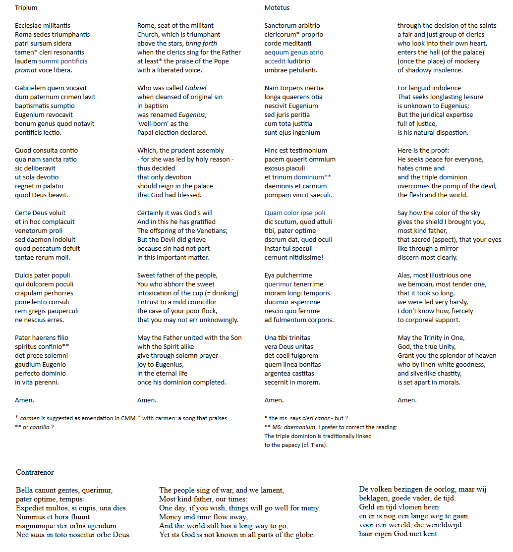 dufay ecclesiae militantis