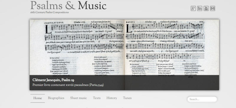 psalm set to music 16th century