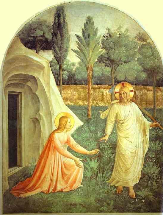 Fra Angelico: Noli me tangere, fresco in het Museo di San Marco