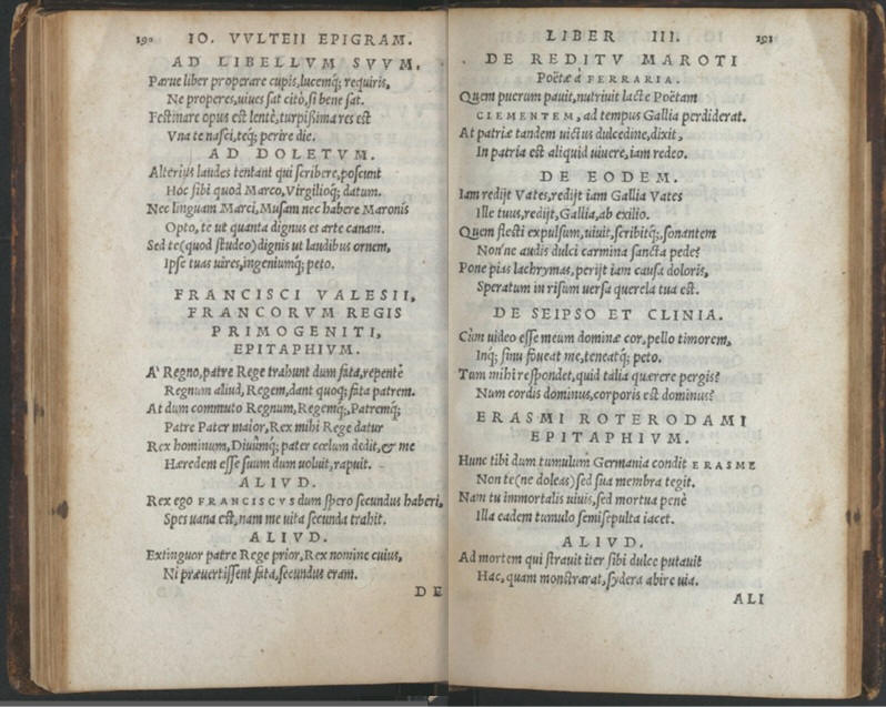 192 - two poems on Marot's return