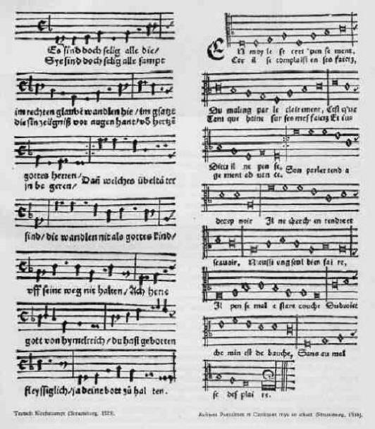 Greiters 'Es sind doch selig' en Calvijns  Ps 36