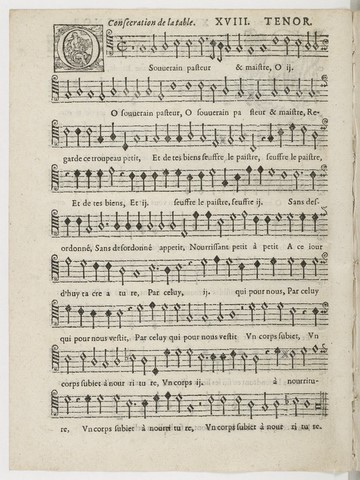 prandial prayer Pevernage - O souverain Pasteur